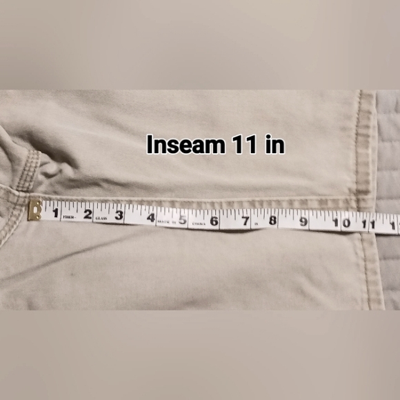 Lee Dungarees Men's Size 32L Carpenter Utility Beige Khaki Shorts - Picture 13 of 13